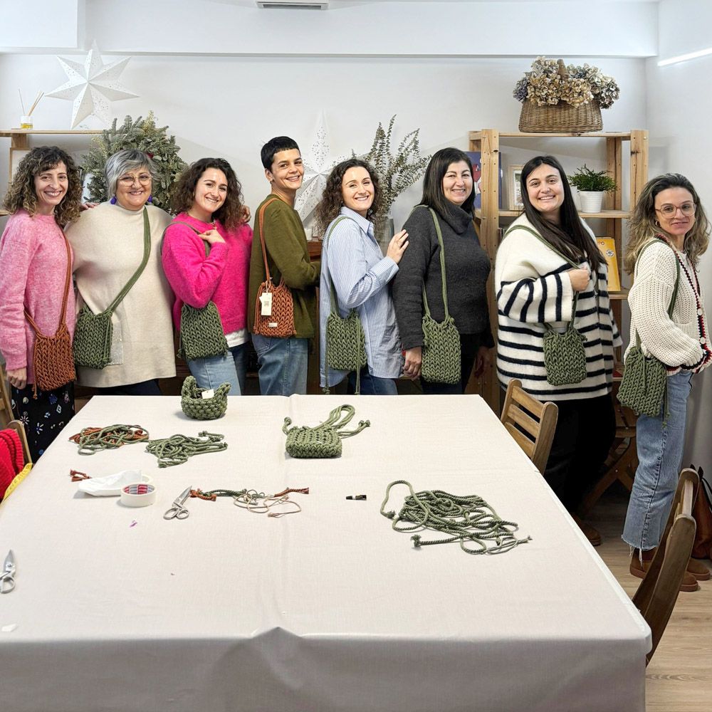 TALLER TEXTIL MACRAMÉ - Bolso - Imagen 9
