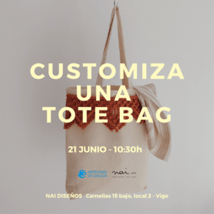 Taller de macramé - Customiza una tote bag