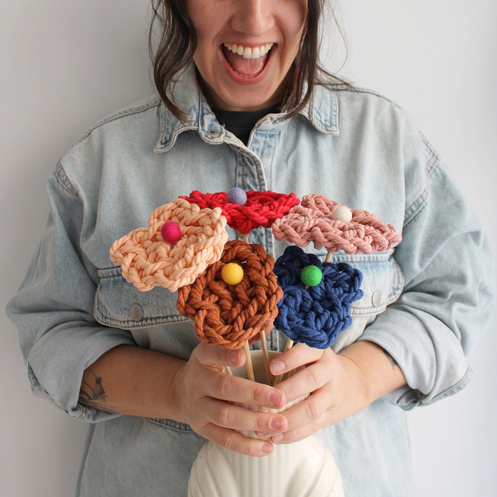 Taller Flores textiles - Imagen 10