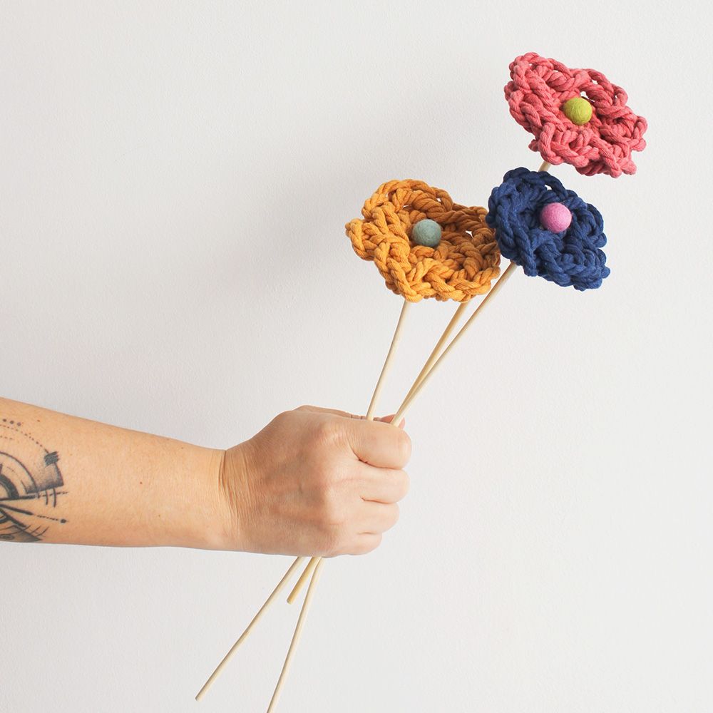 Taller Flores textiles - Imagen 9